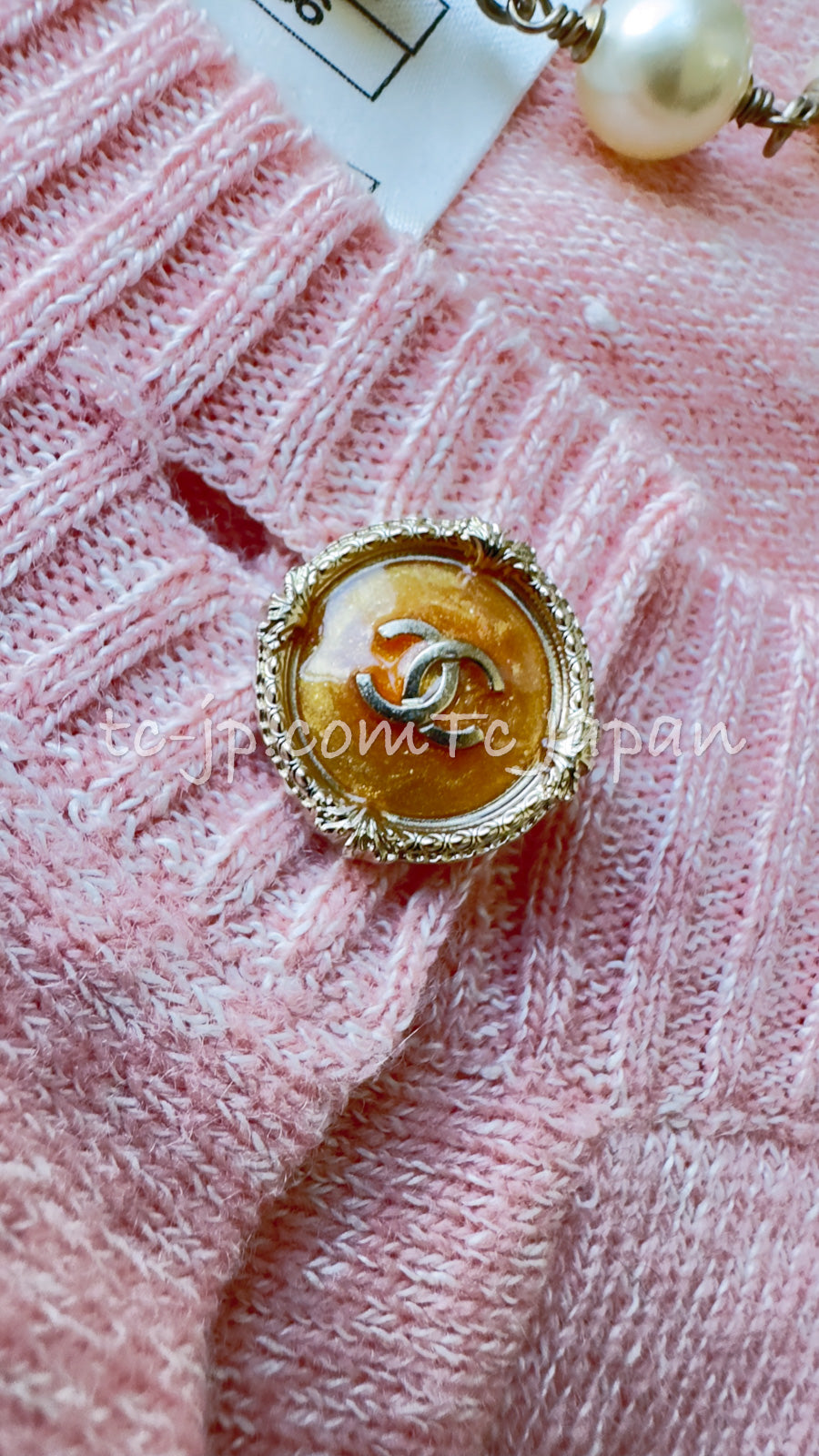 CHANEL 13C Pink Cashmere Linen Super Soft Knit Cardigan 36 シャネル ピンク カシミア リネン ふんわり柔らか ニット カーディガン 即発