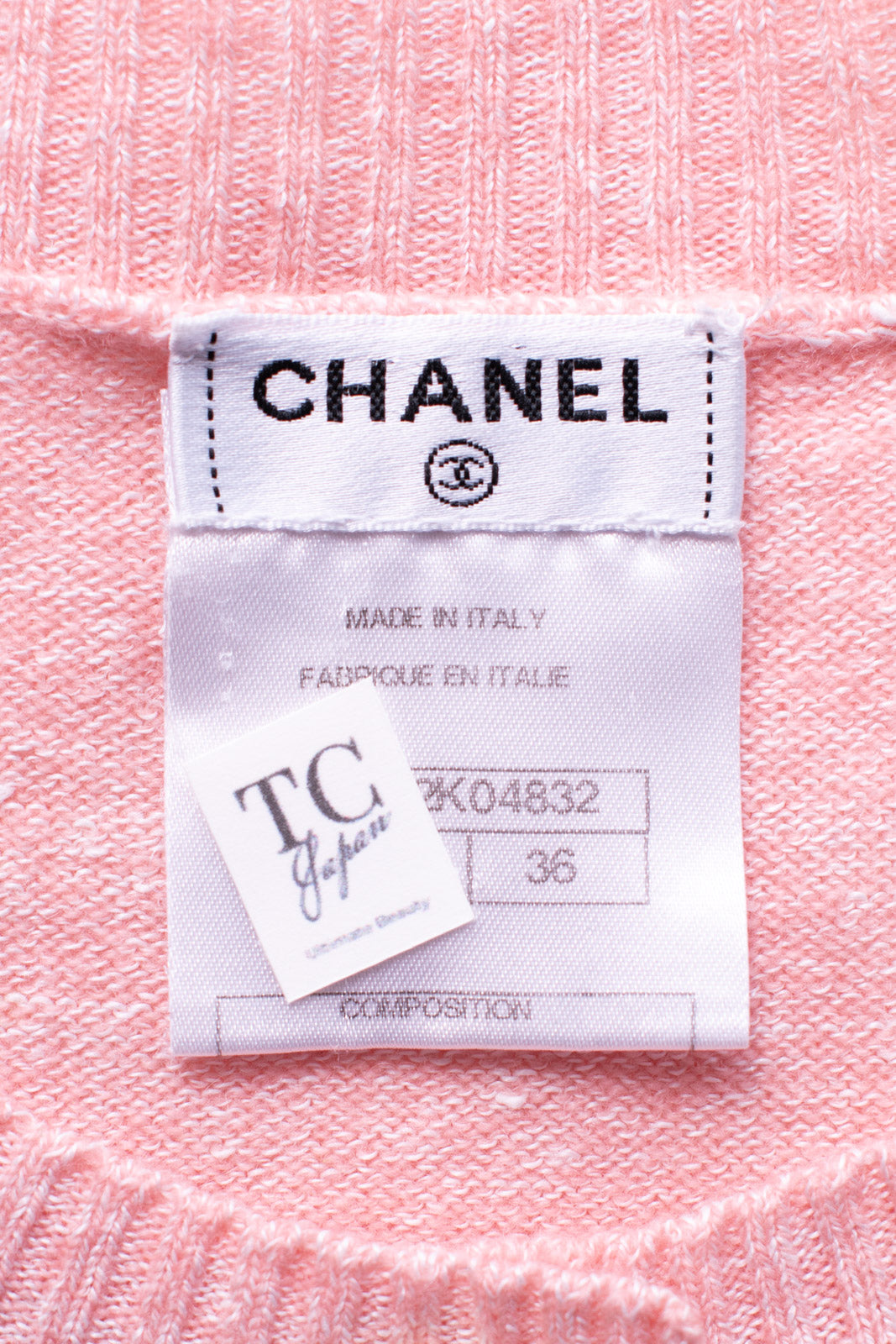 CHANEL 13C Pink Cashmere Linen Super Soft Knit Cardigan 36 シャネル ピンク カシミア リネン ふんわり柔らか ニット カーディガン 即発