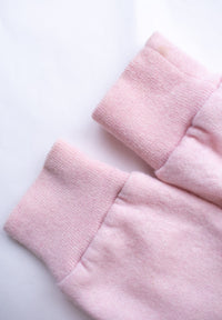 CHANEL Pink CC Logo Cashmere Knit Cardigan Blouson Jacket 44 シャネル ピンク 水彩画 カシミヤ ニット カーディガン ブルゾン ジャケット 即発