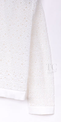CHANEL 16S White Cotton Knit Cardigan 38 シャネル ホワイト コットン ニット カーディガン 即発