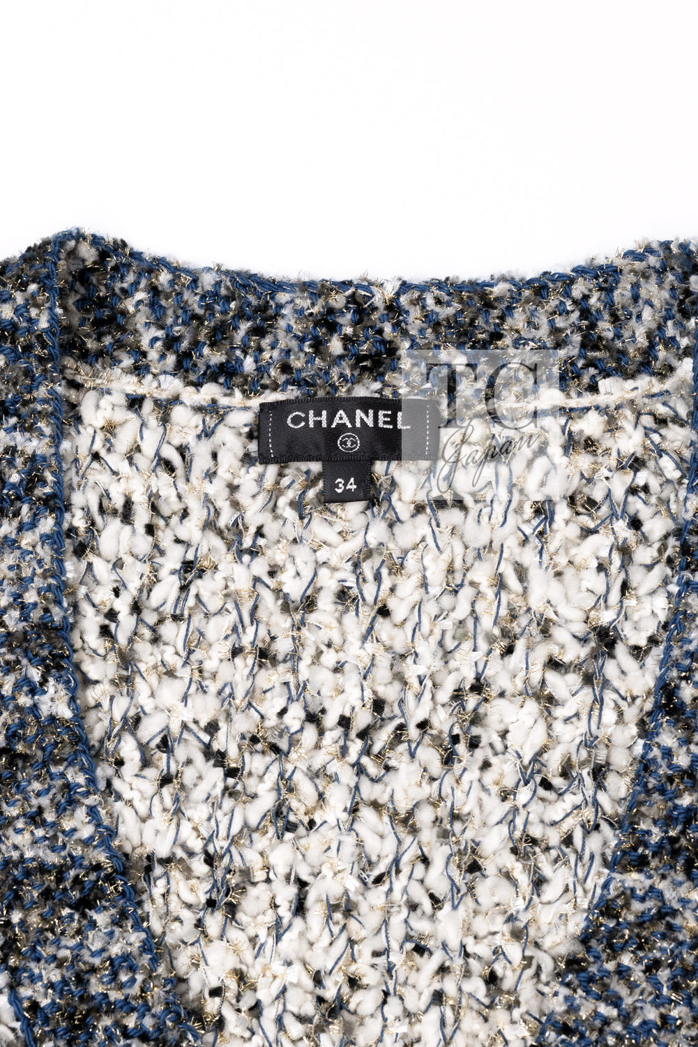 CHANEL 19PF Metallic Multicolor Wool Long Knit Cardigan 40 42 18