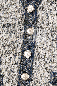 CHANEL 19PF Metallic Multicolor Wool Long Knit Cardigan 40 42 4