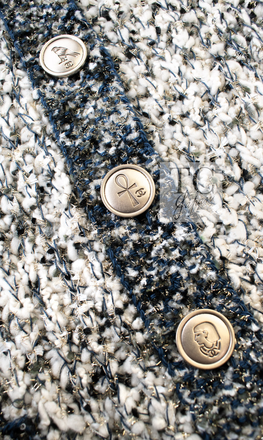 CHANEL 19PF Metallic Multicolor Wool Long Knit Cardigan 40 42 7