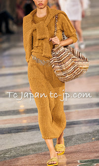 CHANEL 17C Pretty Pink Cotton Knit Dress 34 シャネル プリティ ピンク コットン ニット ワンピース 即発