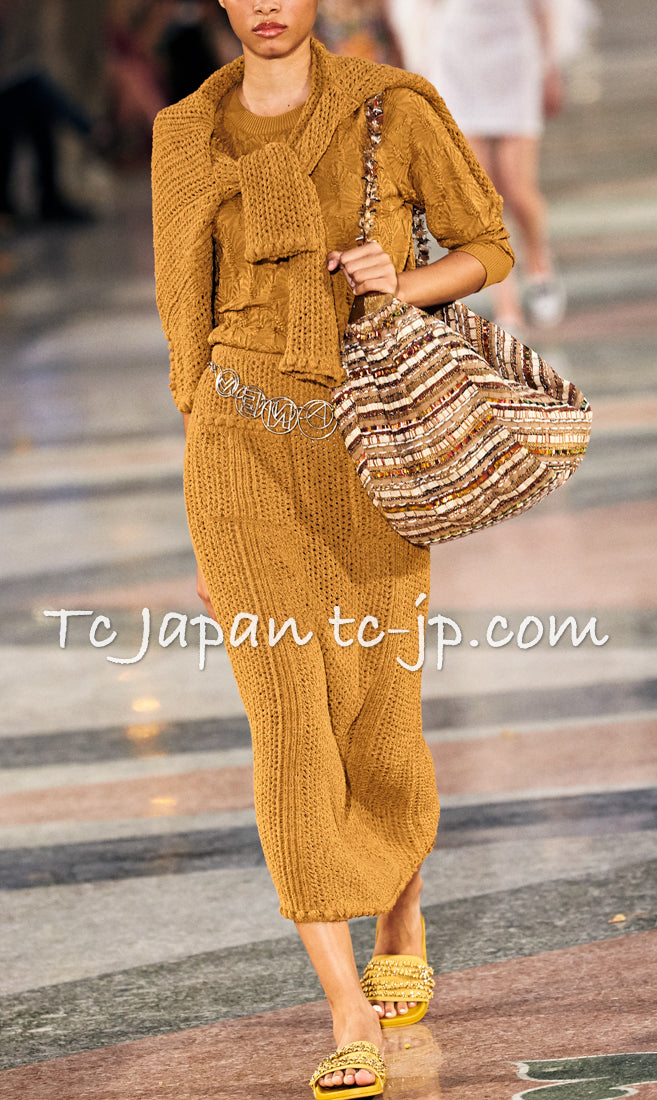 CHANEL 17C Pretty Pink Cotton Knit Dress 34 シャネル プリティ ピンク コットン ニット ワンピース 即発