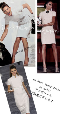 CHANEL 04A Black Wool Angora Tweed Dress 36 シャネル ブラック ウール アンゴラ ツイード ワンピース 即発 - TC JAPAN