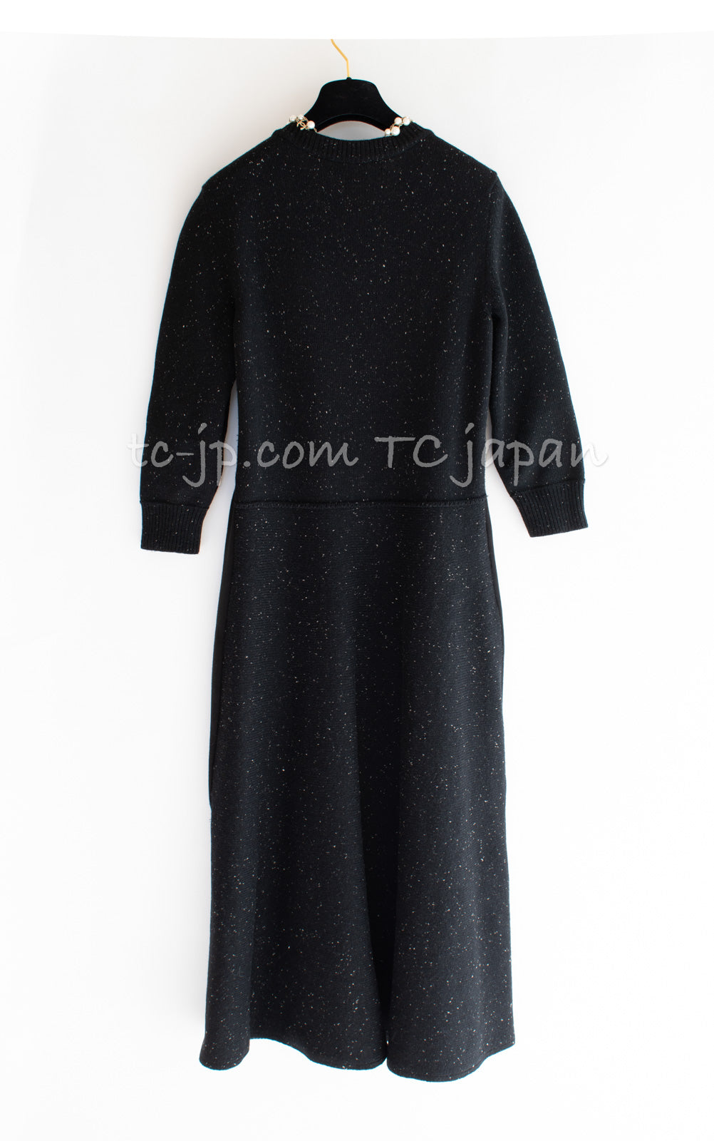 シャネル カシミア ニット ワンピース スパンコール シャネル カシミア ニット ワンピース スパンコール