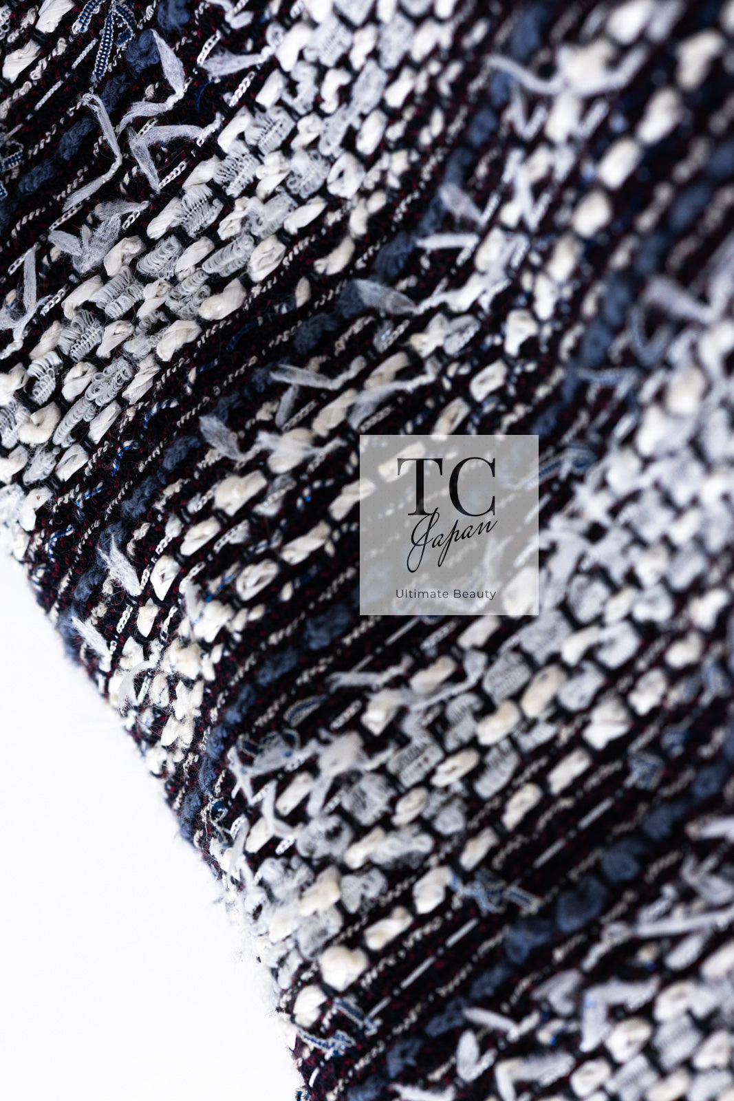 CHANEL ストライプ　ワンピース シャネル ワンピース CHANEL ネイビー ホワイト ストライプ柄