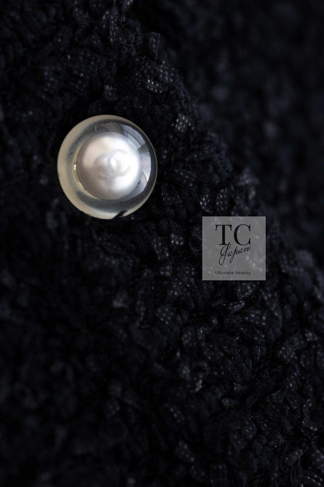 CHANEL 16PS Black Sleeveless CC Buttons Stretch Knit Dress 34 36 シャネル ブラック ストレッチ ノースリーブ CC ボタン ニット ワンピース 即発