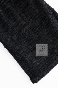 CHANEL 16PS Black Sleeveless CC Buttons Stretch Knit Dress 34 36 シャネル ブラック ストレッチ ノースリーブ CC ボタン ニット ワンピース 即発