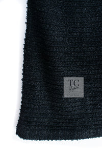 CHANEL 16PS Black Sleeveless CC Buttons Stretch Knit Dress 34 36 シャネル ブラック ストレッチ ノースリーブ CC ボタン ニット ワンピース 即発