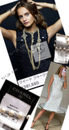 CHANEL 16PS Black Sleeveless CC Buttons Stretch Knit Dress 34 36 シャネル ブラック ストレッチ ノースリーブ CC ボタン ニット ワンピース 即発