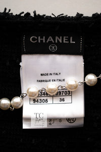 CHANEL 16PS Black Sleeveless CC Buttons Stretch Knit Dress 34 36 シャネル ブラック ストレッチ ノースリーブ CC ボタン ニット ワンピース 即発