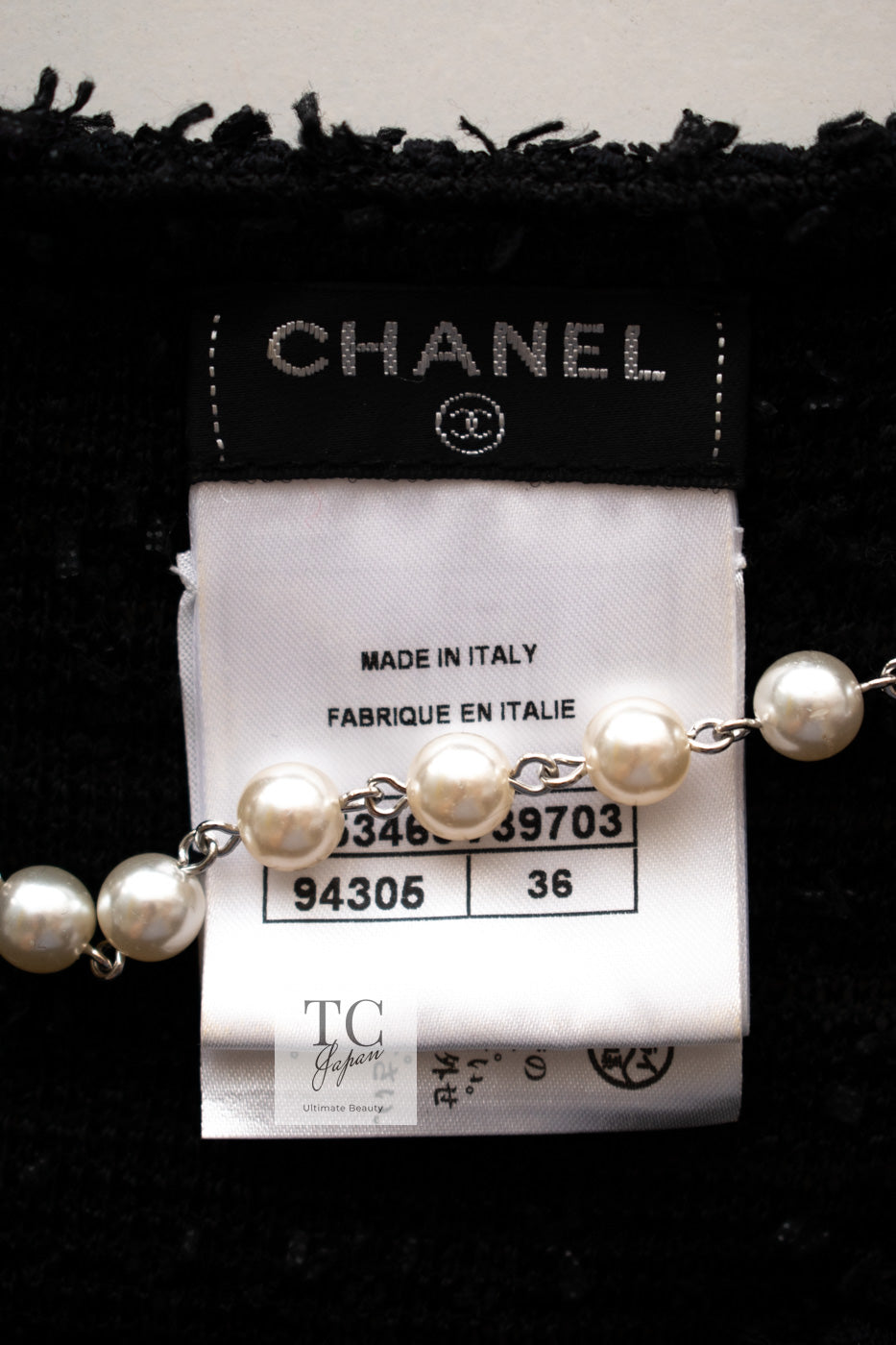 CHANEL 16PS Black Sleeveless CC Buttons Stretch Knit Dress 34 36 シャネル ブラック ストレッチ ノースリーブ CC ボタン ニット ワンピース 即発