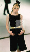 CHANEL 96A Vintage Black Wool Gripoix Jewelry Botton Jacket 34 36 シャネル ヴィンテージ ブラック ウール グリポワ 宝石 ボタン ジャケット 即発 - TC JAPAN