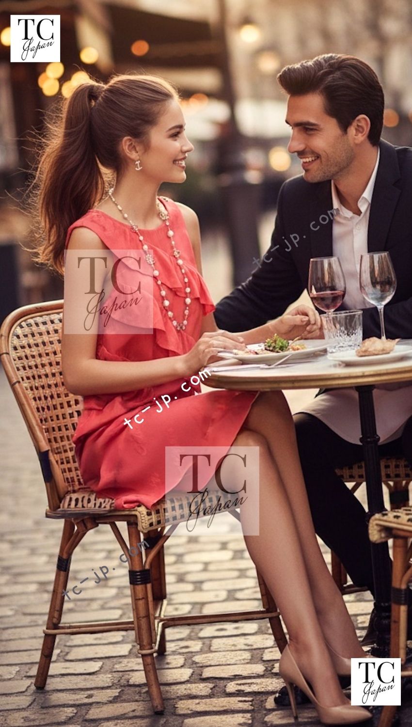 CHANEL 22PS Burnt Orange Signature Logo Frill Silk Dress 38 シャネル オレンジ シグネチャー ロゴ柄 シルク100% ワンピース 即発