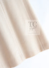 CHANEL 05A Cream Black Trim CC Buttons Wool Dress 36 シャネル クリーム ブラック トリム ココボタン 半袖 ウール ワンピース 即発