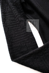 CHANEL 16B Black Cashmere Silk Knit Long Dress 38 シャネル ブラック カシミヤ シルク ニット ロング ワンピース 即発