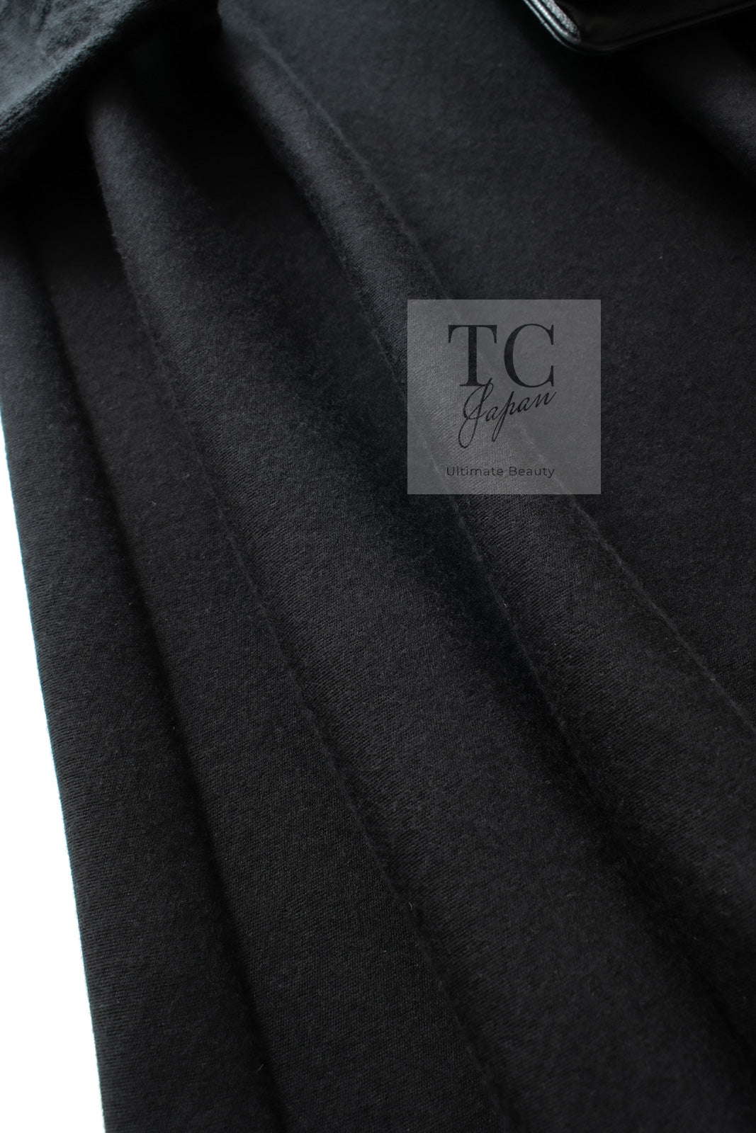 シャネル ワンピース CHANEL ブラック カシミヤ シルク ニット ロング