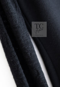 CHANEL 16B Black Cashmere Silk Knit Long Dress 38 シャネル ブラック カシミヤ シルク ニット ロング ワンピース 即発