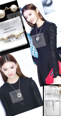 CHANEL 16B Black Cashmere Silk Knit Long Dress 38 シャネル ブラック カシミヤ シルク ニット ロング ワンピース 即発