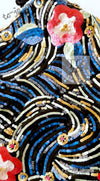 CHANEL 01A Black Multicolor Sequin Embellishments Silk Dress 36 38 シャネル ブラック マルチカラー シルク スパンコール 幻のドレス ワンピース 即発