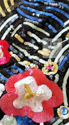 CHANEL 01A Black Multicolor Sequin Embellishments Silk Dress 36 38 シャネル ブラック マルチカラー シルク スパンコール 幻のドレス ワンピース 即発