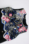 CHANEL 01A Black Multicolor Sequin Embellishments Silk Dress 36 38 シャネル ブラック マルチカラー シルク スパンコール 幻のドレス ワンピース 即発
