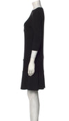 CHANEL 18PF Black Cotton Wool Knit Dress 36 シャネル ブラック コットン ウール ニット ワンピース 即発