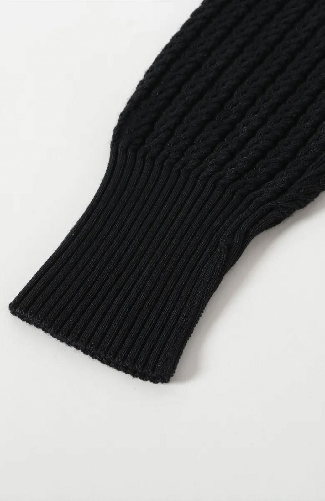 CHANEL 18PF Black Cotton Wool Knit Dress 34 シャネル ブラック コットン ウール ニット ワンピース 即発