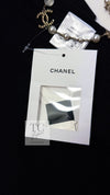 CHANEL 18PF Black Cotton Wool Knit Dress 36 シャネル ブラック コットン ウール ニット ワンピース 即発