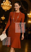 CHANEL 18PF Black Cotton Wool Knit Dress 36 シャネル ブラック コットン ウール ニット ワンピース 即発