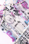 CHANEL 07C White Graffiti CC Logo Tweed Dress 36 シャネル ホワイト グラフィティ ロゴ ツイード ワンピース 即発