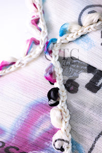 CHANEL 07C White Graffiti CC Logo Tweed Dress 36 シャネル ホワイト グラフィティ ロゴ ツイード ワンピース 即発
