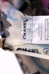 CHANEL 07C White Graffiti CC Logo Tweed Dress 36 シャネル ホワイト グラフィティ ロゴ ツイード ワンピース 即発
