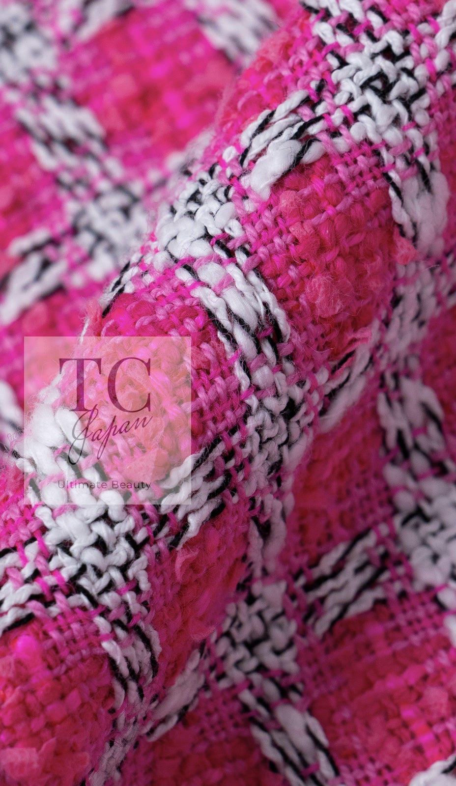 CHANEL 14S Pink White Metallic Trim Cotton Tweed Dress 36 シャネル ピンク ホワイト メタリック トリム コットン ツイード ワンピース 即発