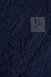 CHANEL 13C Versailles Navy Jacquard Sleeveless Dress 34 36 シャネル ベルサイユ ネイビー ジャガード ニット ノースリーブ ワンピース 即発
