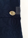 CHANEL 13C Versailles Navy Jacquard Sleeveless Dress 34 36 シャネル ベルサイユ ネイビー ジャガード ニット ノースリーブ ワンピース 即発