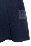 CHANEL 13C Versailles Navy Jacquard Sleeveless Dress 34 36 シャネル ベルサイユ ネイビー ジャガード ニット ノースリーブ ワンピース 即発
