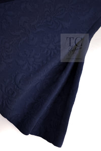 CHANEL 13C Versailles Navy Jacquard Sleeveless Dress 34 36 シャネル ベルサイユ ネイビー ジャガード ニット ノースリーブ ワンピース 即発