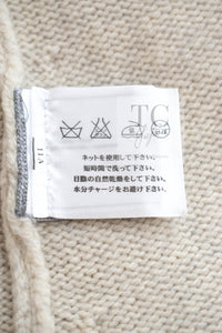 CHANEL 09A Beige Wool Cashmere CC Logo Knit Dress 34 シャネル ベージュ ウール カシミア CC ロゴ ニット ワンピース 即発