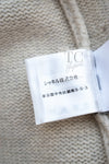 CHANEL 09A Beige Wool Cashmere CC Logo Knit Dress 34 シャネル ベージュ ウール カシミア CC ロゴ ニット ワンピース 即発