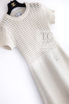 CHANEL 09A Beige Wool Cashmere CC Logo Knit Dress 34 シャネル ベージュ ウール カシミア CC ロゴ ニット ワンピース 即発