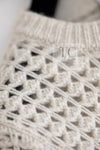 CHANEL 09A Beige Wool Cashmere CC Logo Knit Dress 34 シャネル ベージュ ウール カシミア CC ロゴ ニット ワンピース 即発