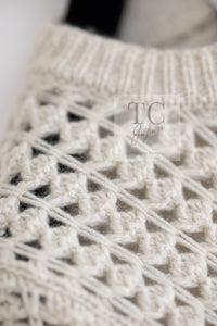CHANEL 09A Beige Wool Cashmere CC Logo Knit Dress 34 シャネル ベージュ ウール カシミア CC ロゴ ニット ワンピース 即発