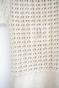 CHANEL 09A Beige Wool Cashmere CC Logo Knit Dress 34 シャネル ベージュ ウール カシミア CC ロゴ ニット ワンピース 即発