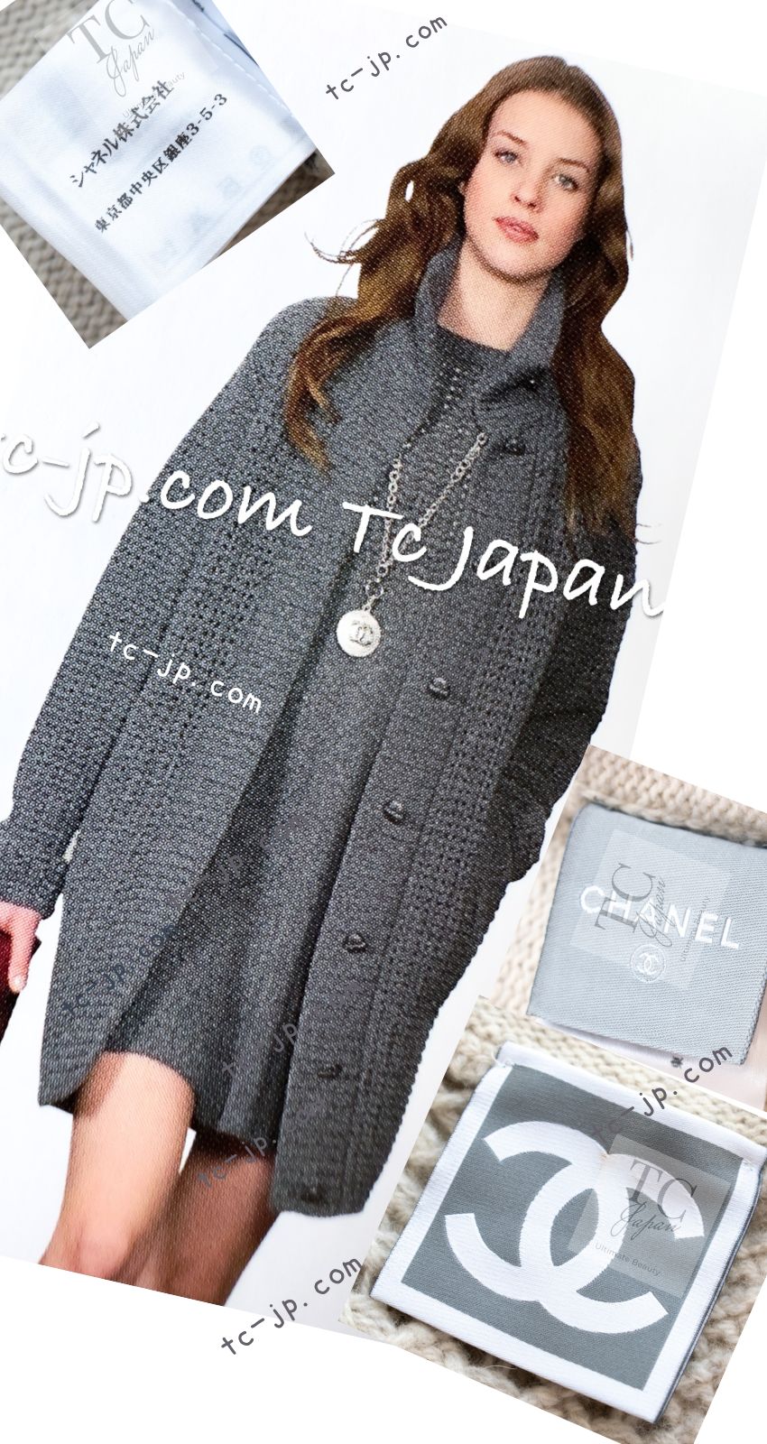 CHANEL 09A Beige Wool Cashmere CC Logo Knit Dress 34 シャネル ベージュ ウール カシミア CC ロゴ ニット ワンピース 即発