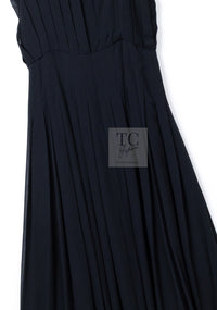 CHANEL 16PF Black Silk Lace Slip Long Dress 34 シャネル ブラック シルク レース スリップ ロング ドレス ワンピース 即発