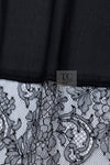 CHANEL 16PF Black Silk Lace Slip Long Dress 34 シャネル ブラック シルク レース スリップ ロング ドレス ワンピース 即発