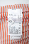 CHANEL 19S Orange Stripe Silk Dress 38 シャネル オレンジ ストライプ シルク ワンピース 即発